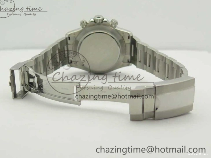 0107 Daytona 116500 JHF Best Edition Ceramic Bezel White Dial Black Red on SS Bracelet A Elegant 3266